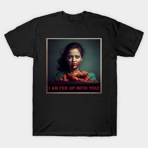 I AM FED UP WITH YOU! T-Shirt by baseCompass